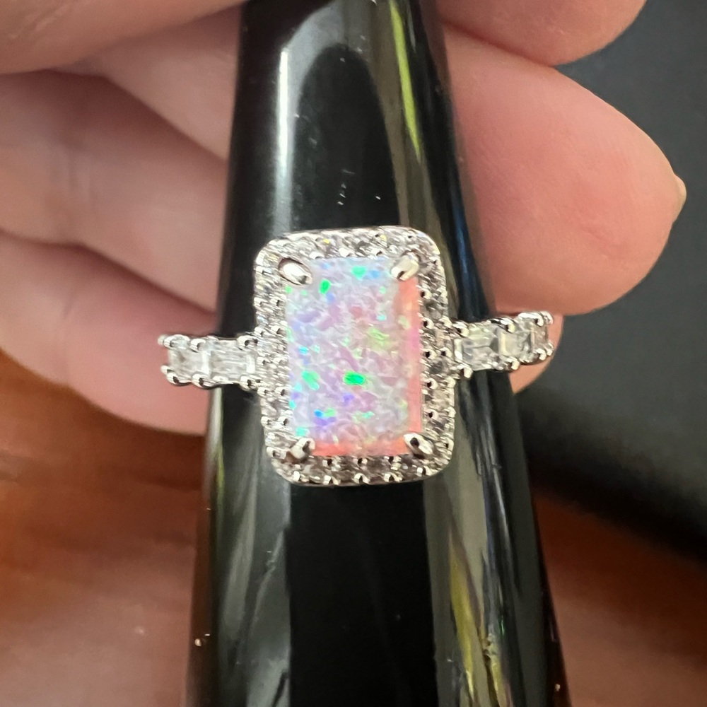 Bomb Party, October Birthday Collection. Peach Fire Opal.